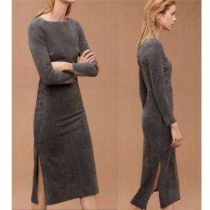 ARITZIA WILFRED FREE Abma Faux Suede Midi …